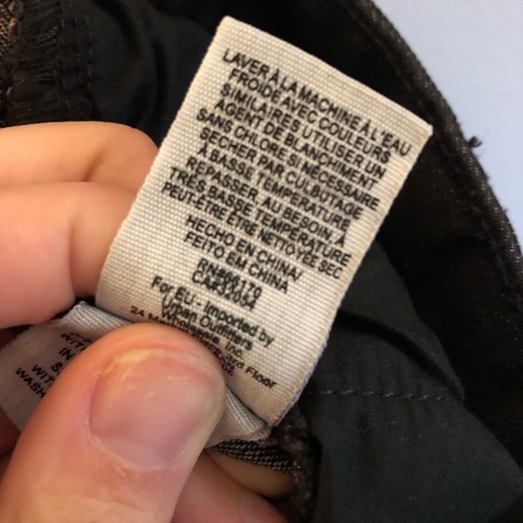 Free People | Black Ripped Knee Jean Sz 26 - Picture 7 of 10